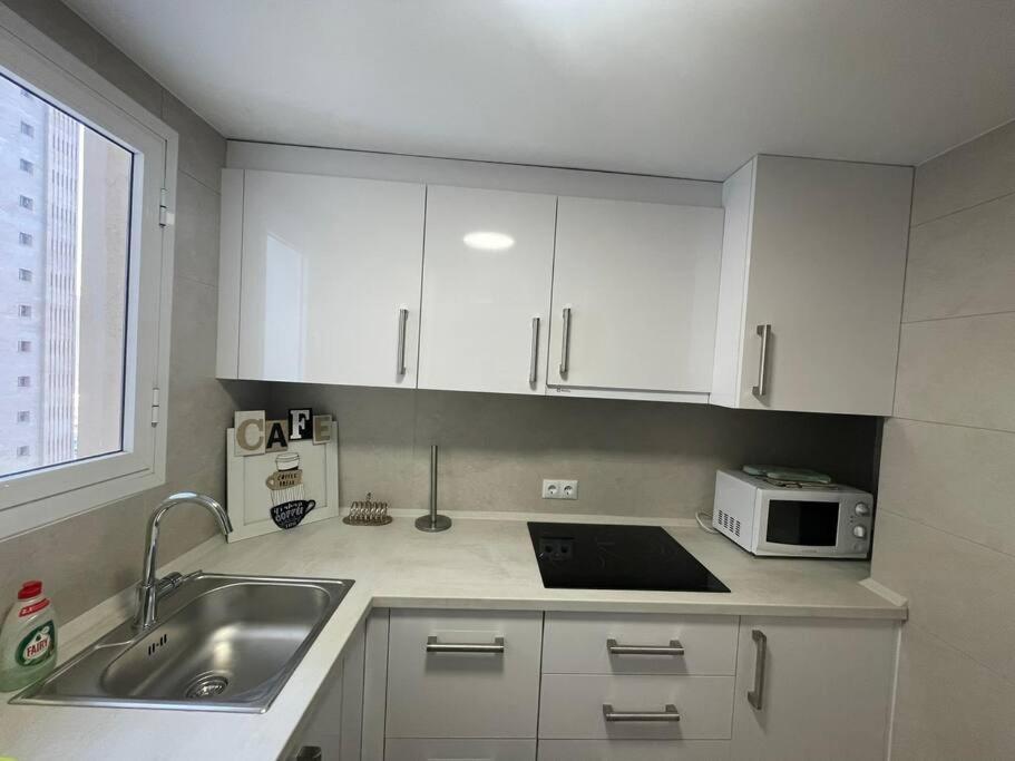 דירות בנידורם Centro Primera Linea Con Piscina מראה חיצוני תמונה